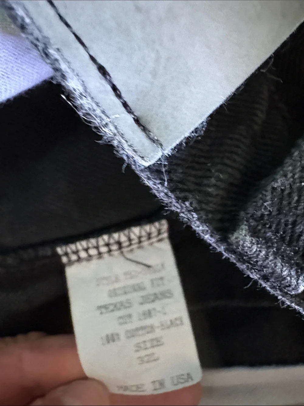 Slim Straight Men's Jeans in black USA MADE TEXAS JEANS
